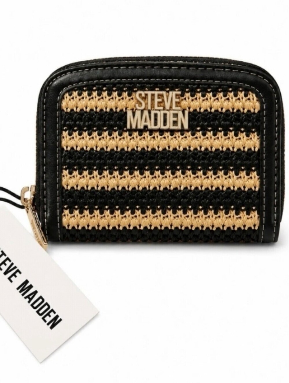 Steve Madden compact zip-around wallet